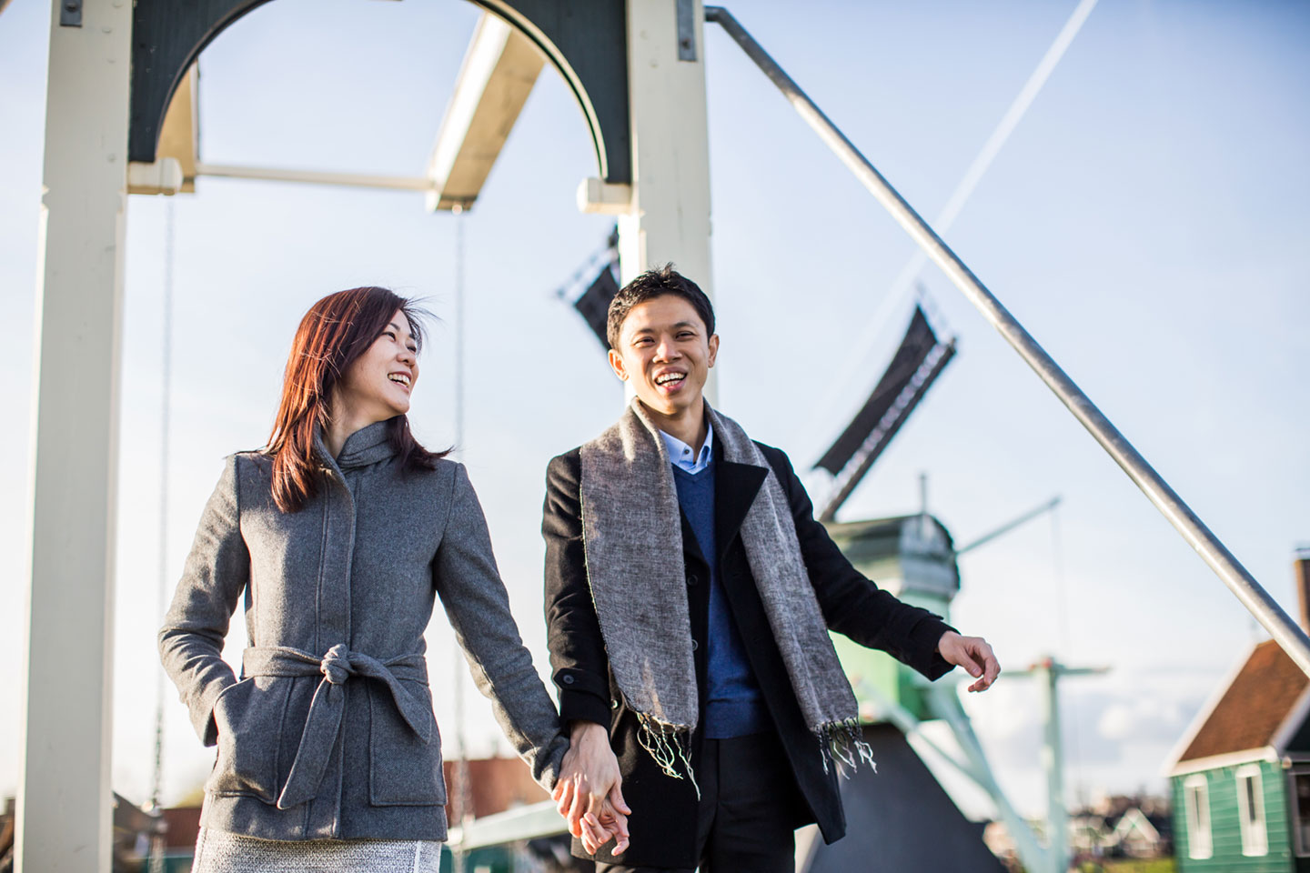 Dutch scenery during a prewedding shoot in the Netherlands