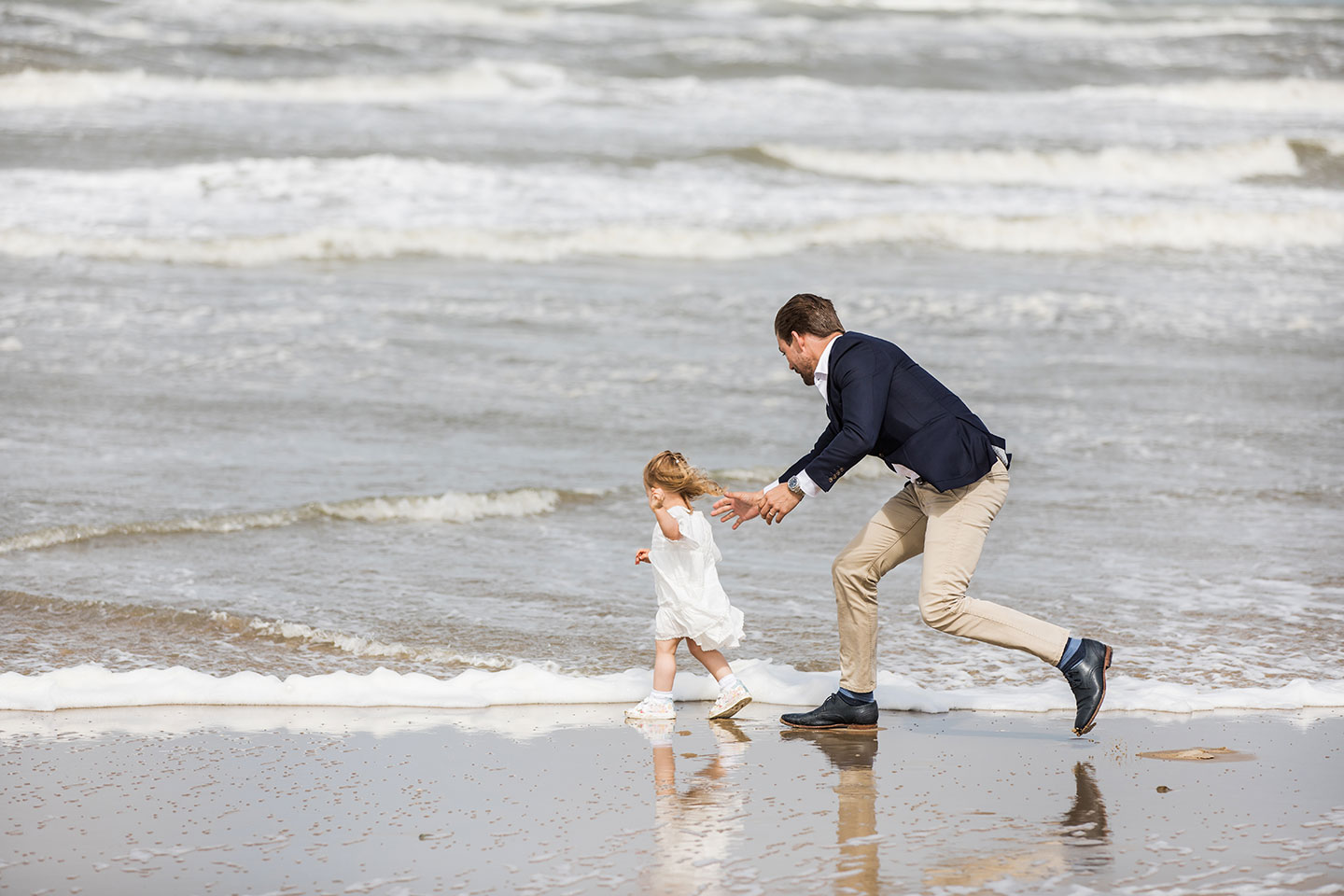Fotoshoot gezin strand Noord-Holland