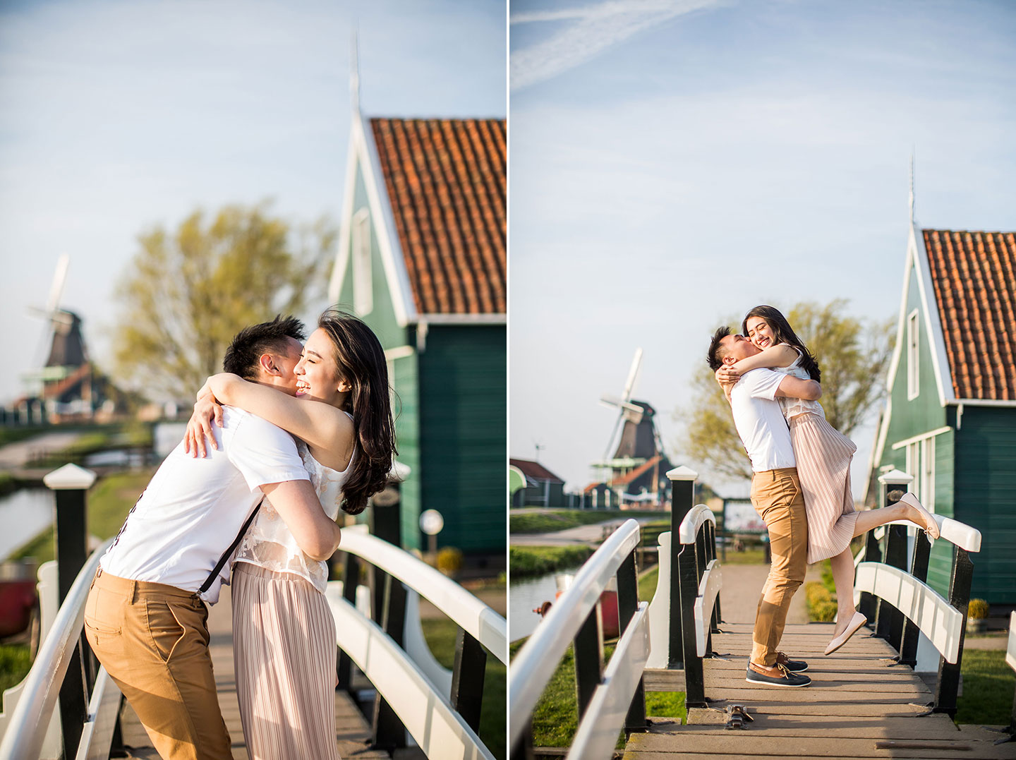 Fun prewedding shoot near Amsterdam, the Netherlands
