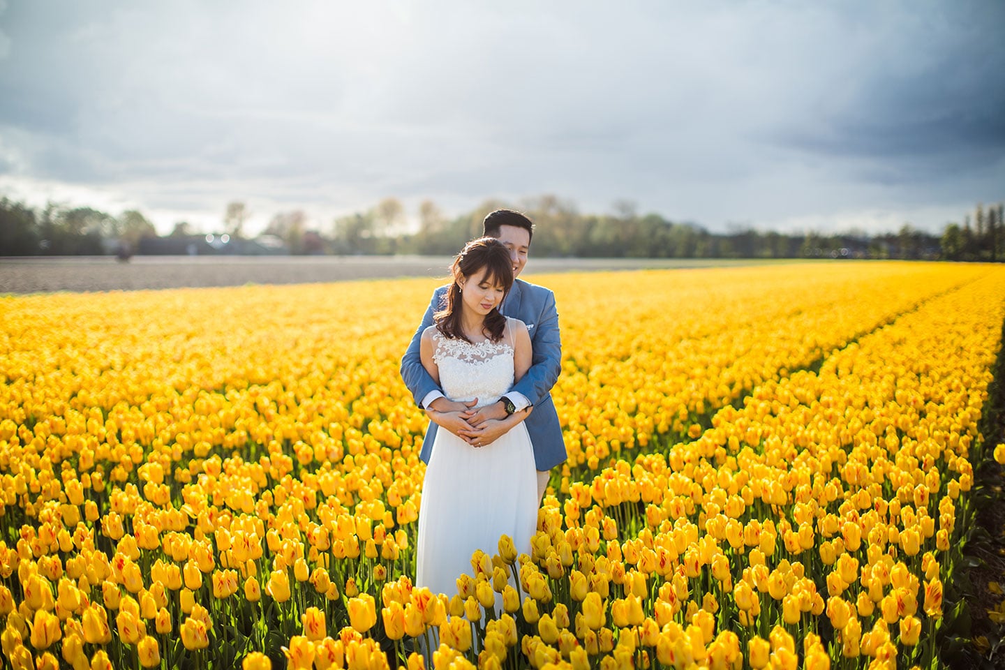 Tulip Fields Prewedding Shoot