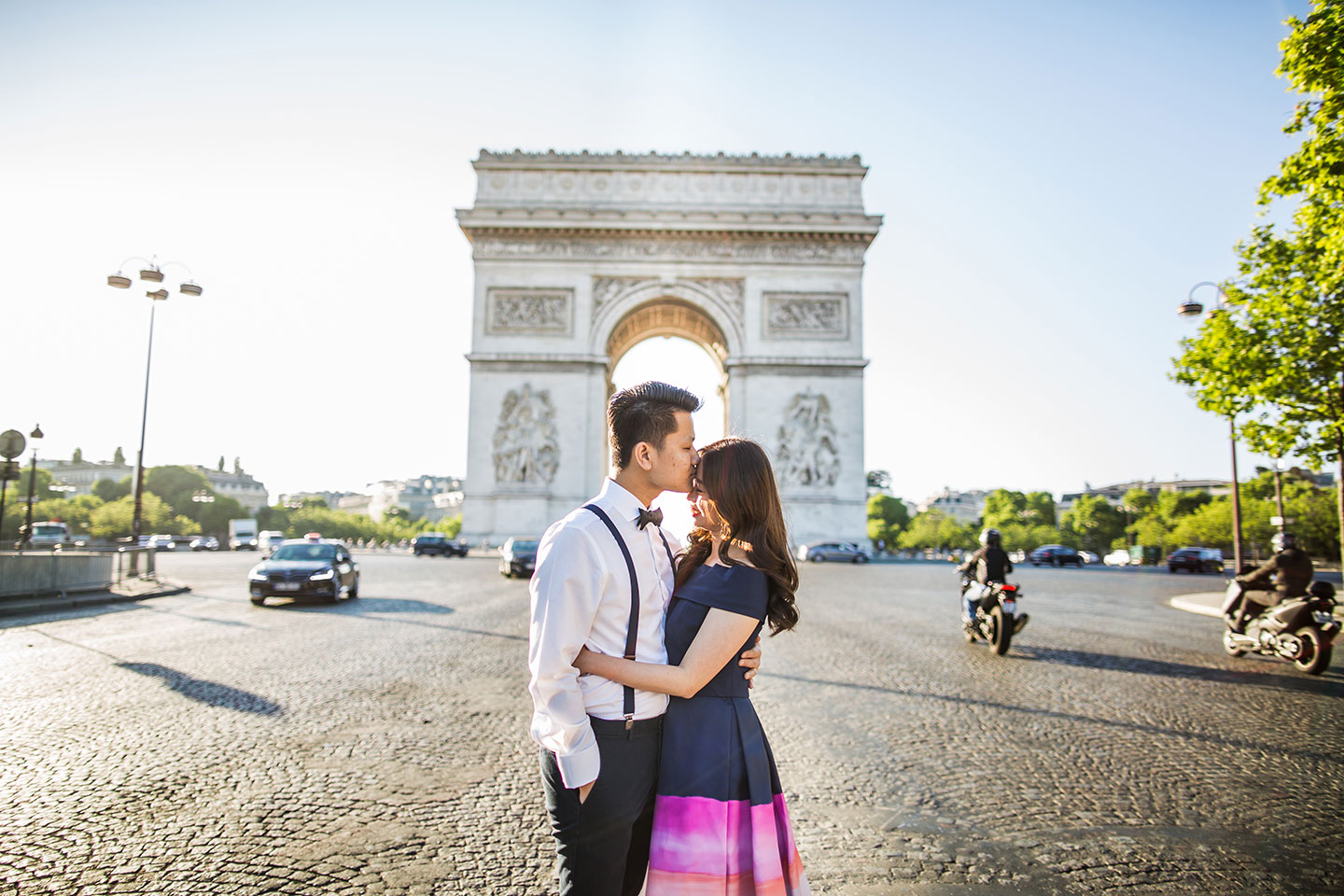 Pre wedding Arc de Triomphe, Paris