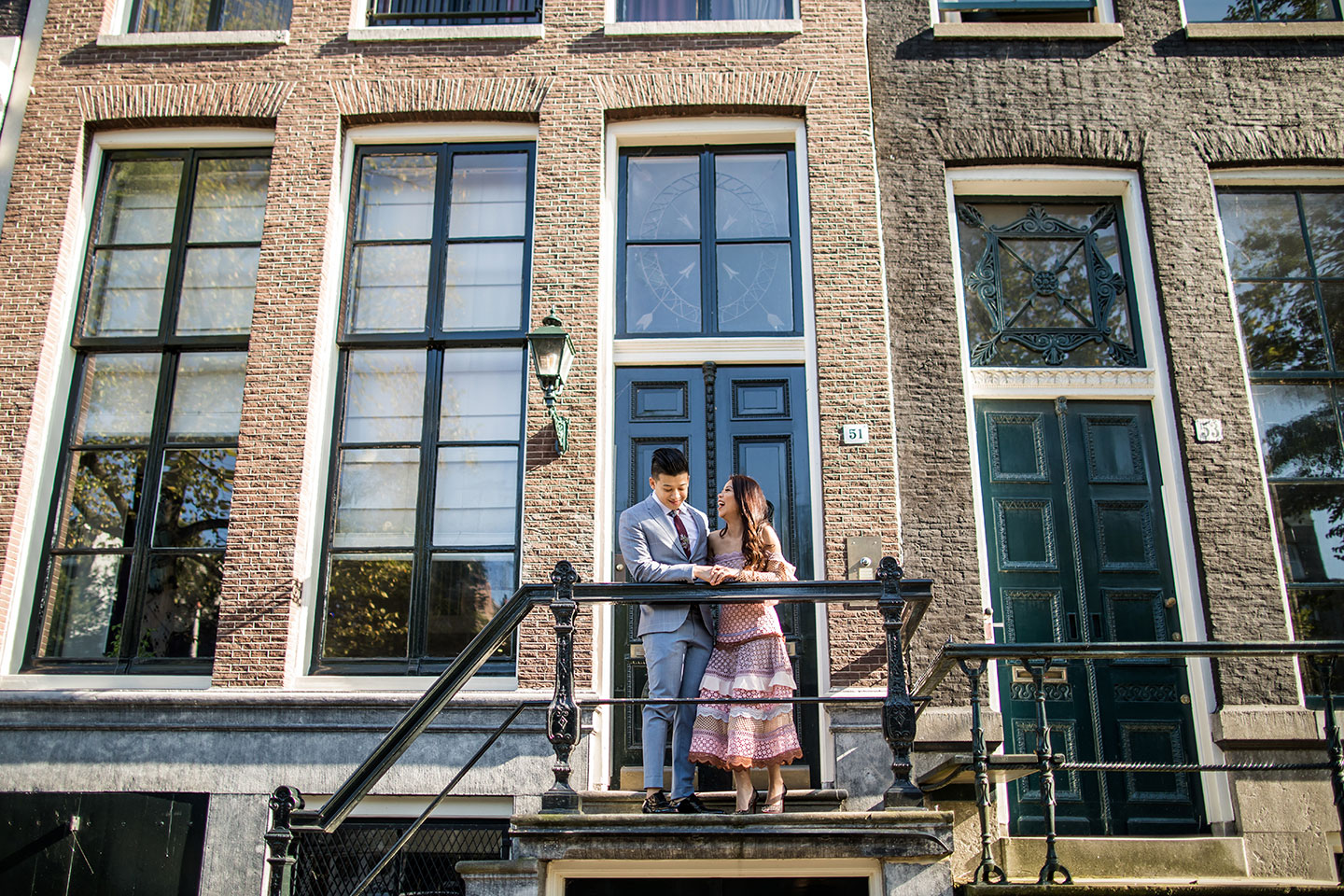 Couples photography in the streets of Amsterdam, the Netherlands