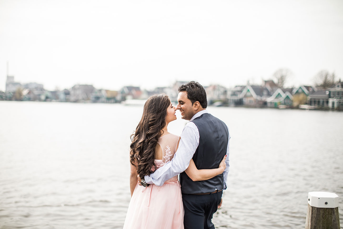 Wedding shoot of an Indian couple in Amsterdam, the Netherlands