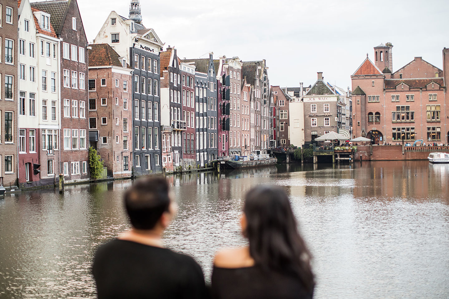 Love shoot Amsterdam, Holland of an Indian couple