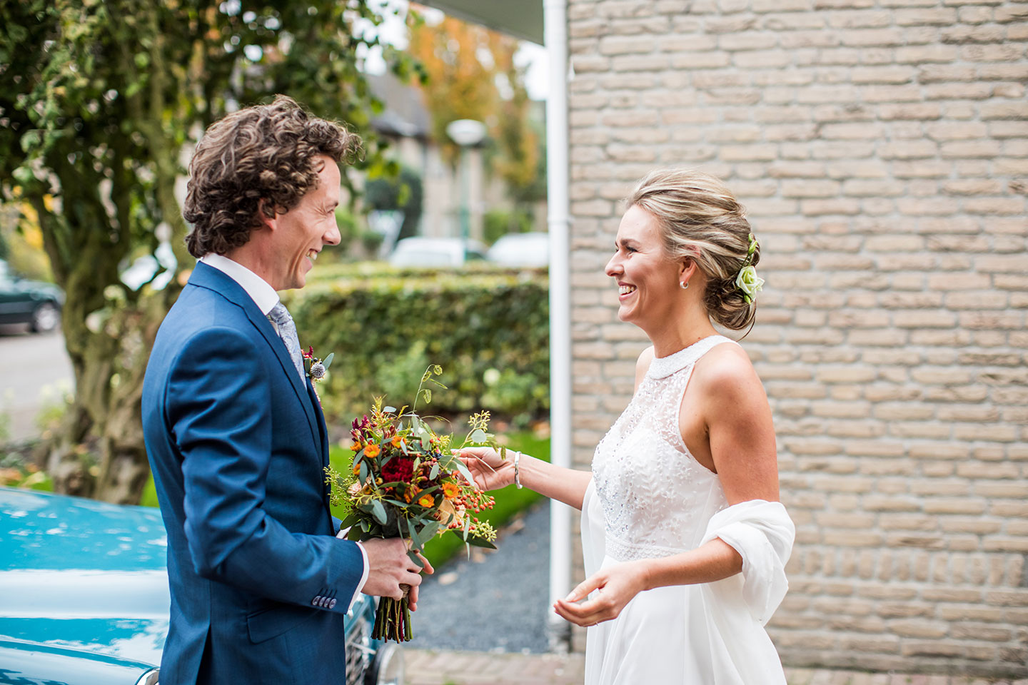 Bruidspaar huwelijk Eindhoven