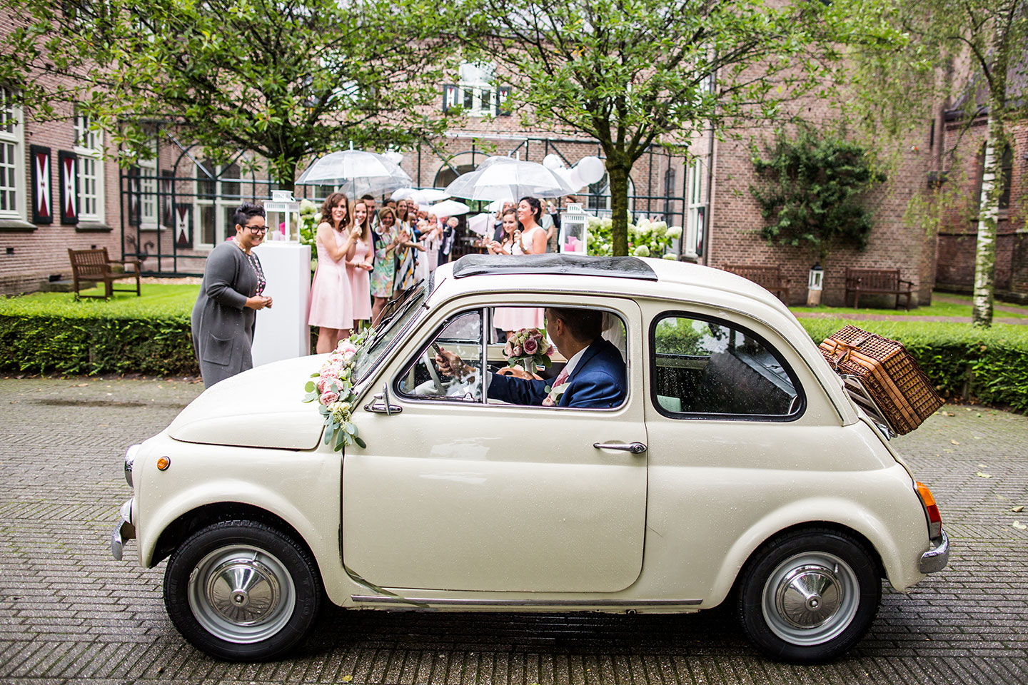 Fiat 500 trouwauto