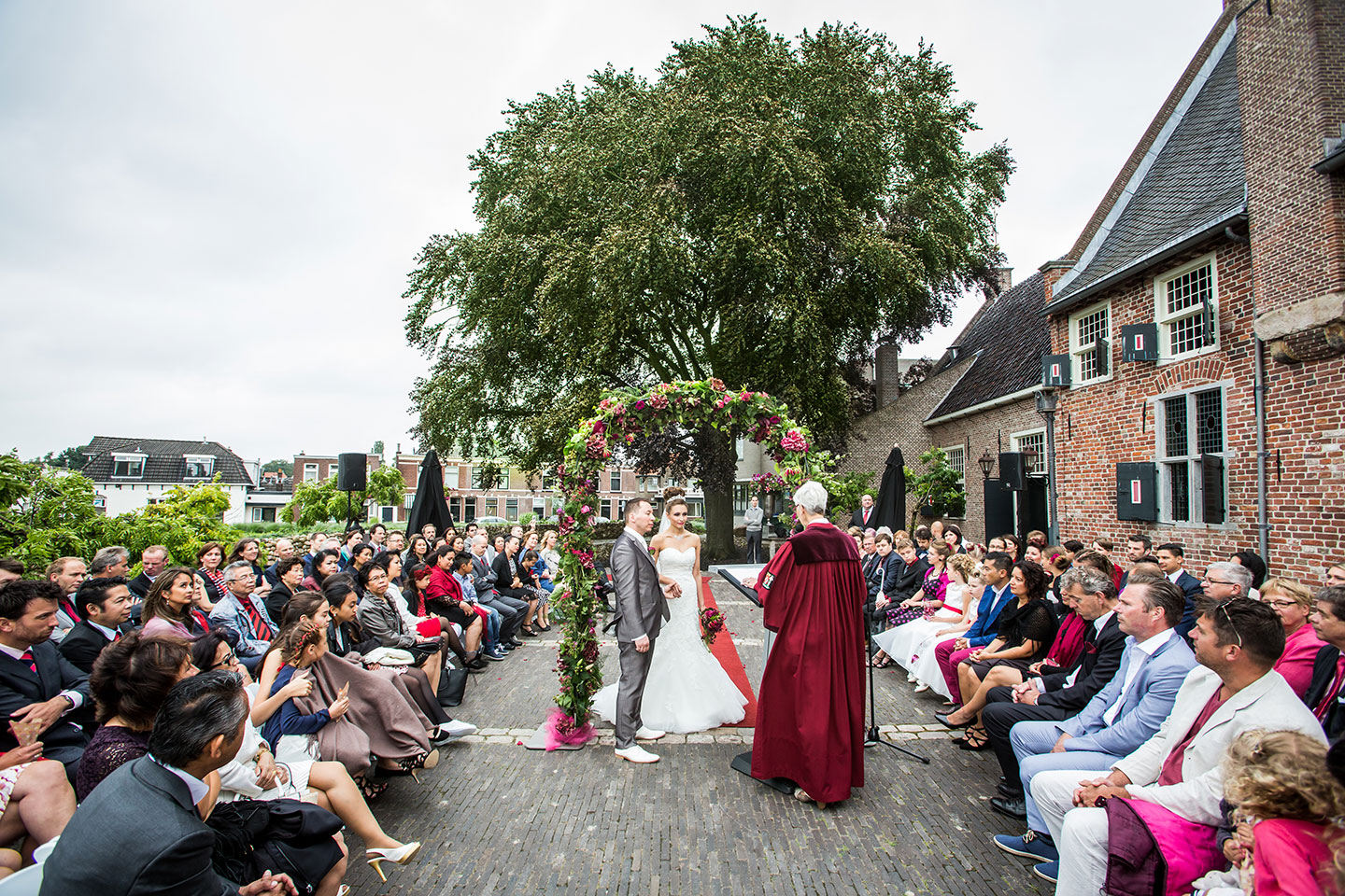 Buiten trouwen bij Kasteel Coevorden