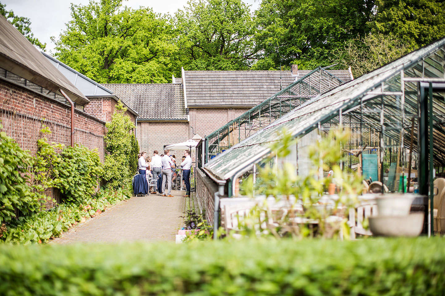 Bruiloft binnenplaats Kasteel Geldrop