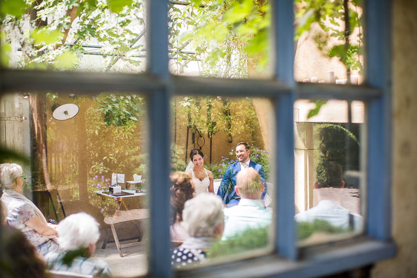 Bruidsfotografie bij Domaine d'Heerstaayen