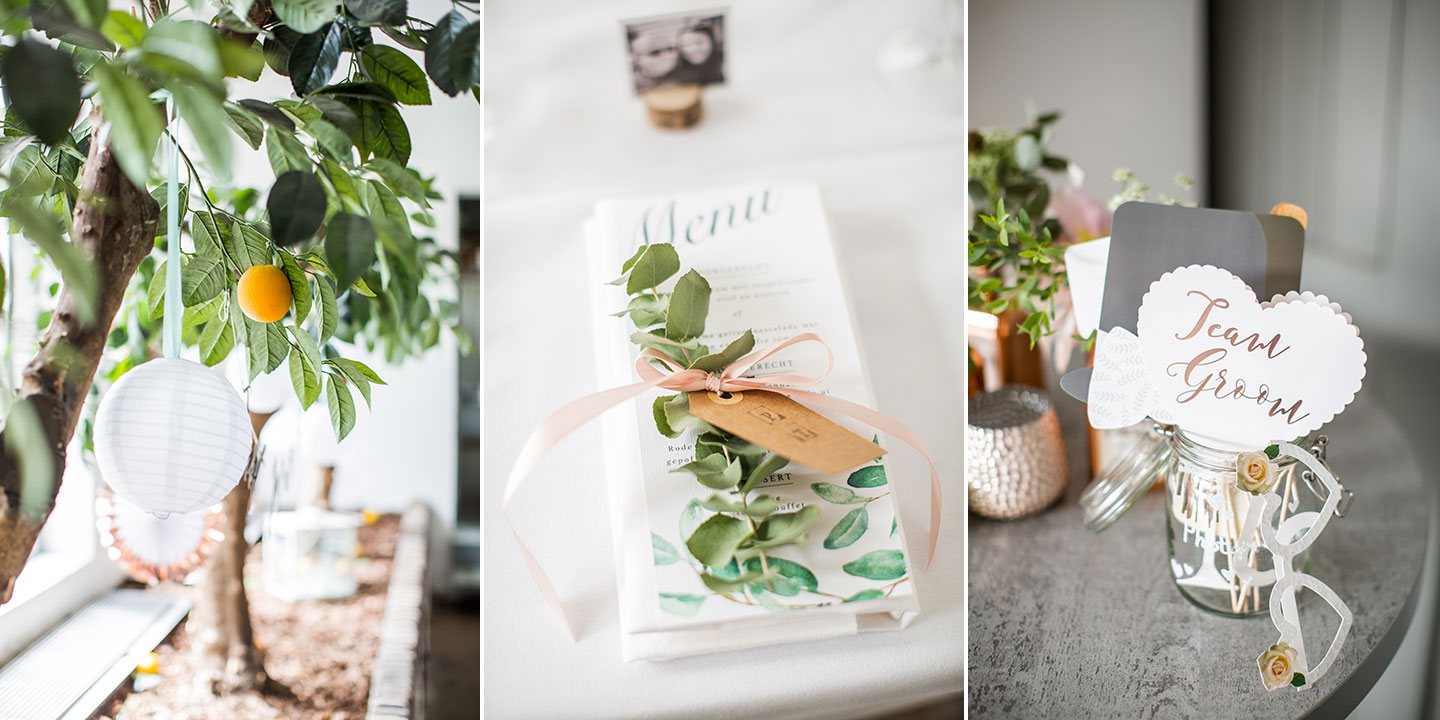 Decoratie bruiloft Kasteel Geldrop
