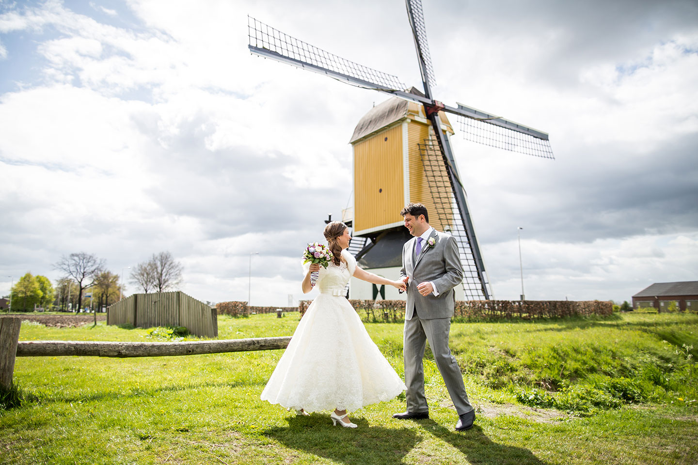 Wedding Photographer Netherlands Windmill