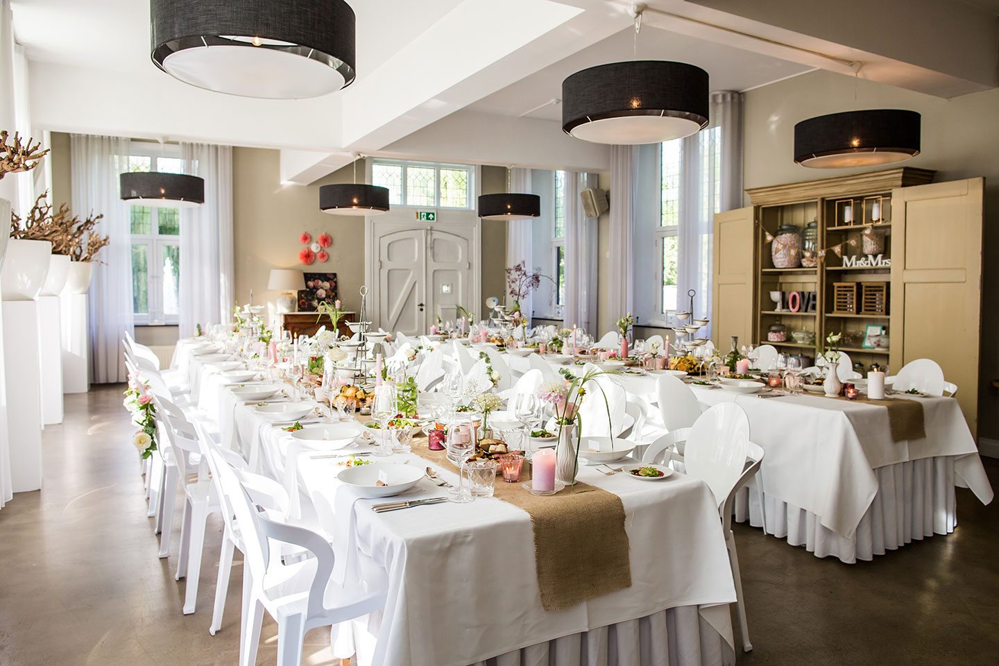 Dinerzaal huwelijk Klooster Bethlehem