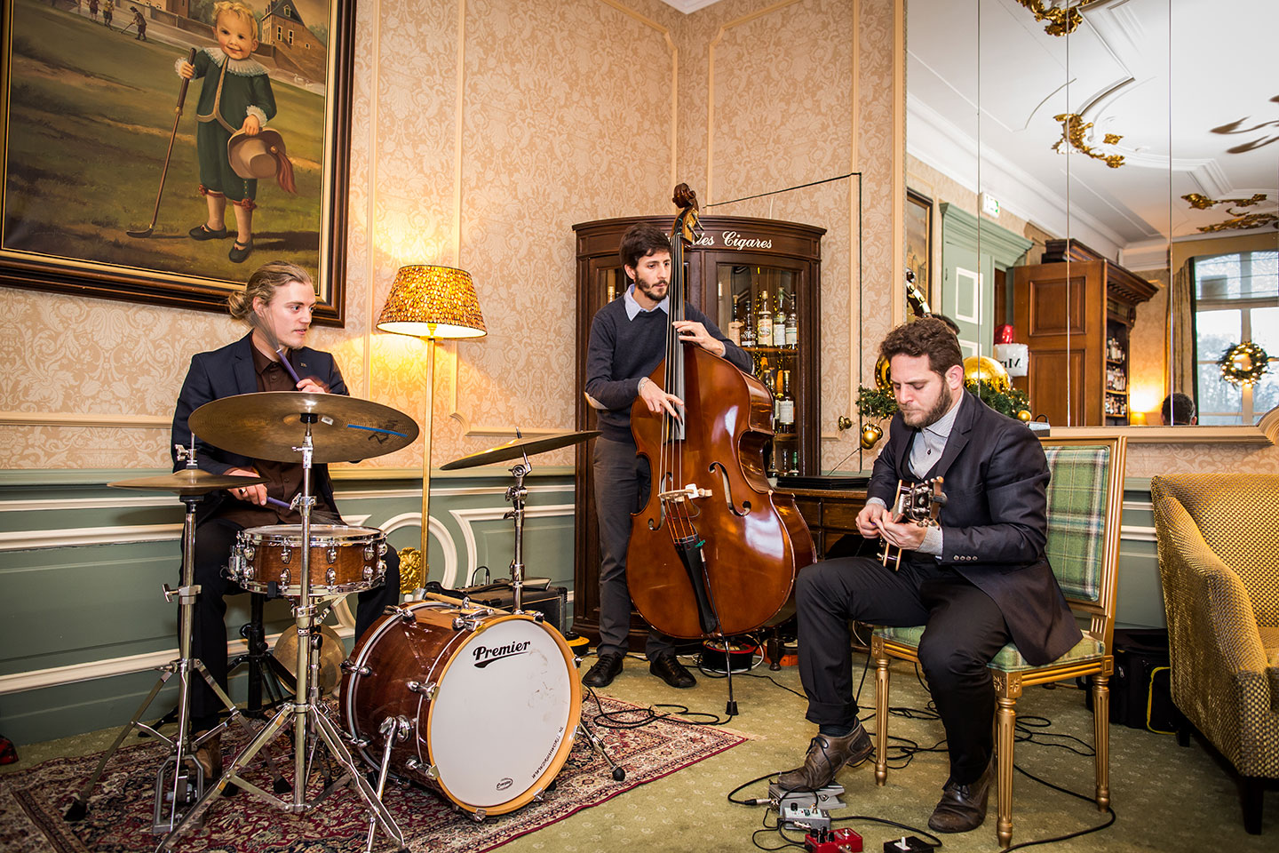 Live band tijdens bruiloft
