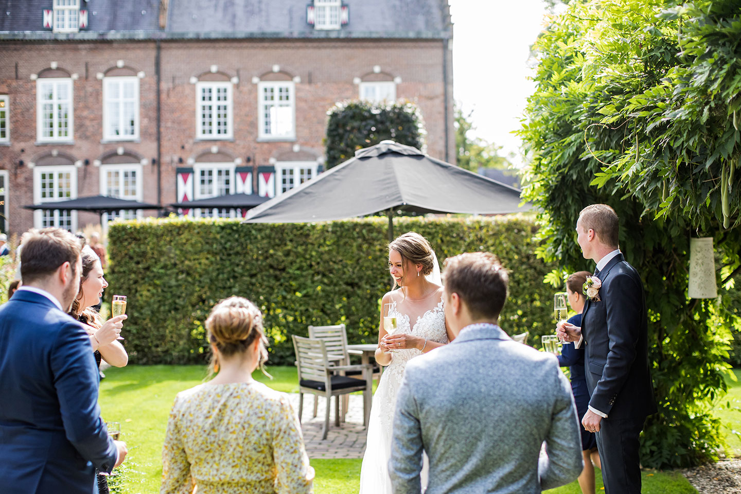 Receptie bruiloft Kasteel Maurick