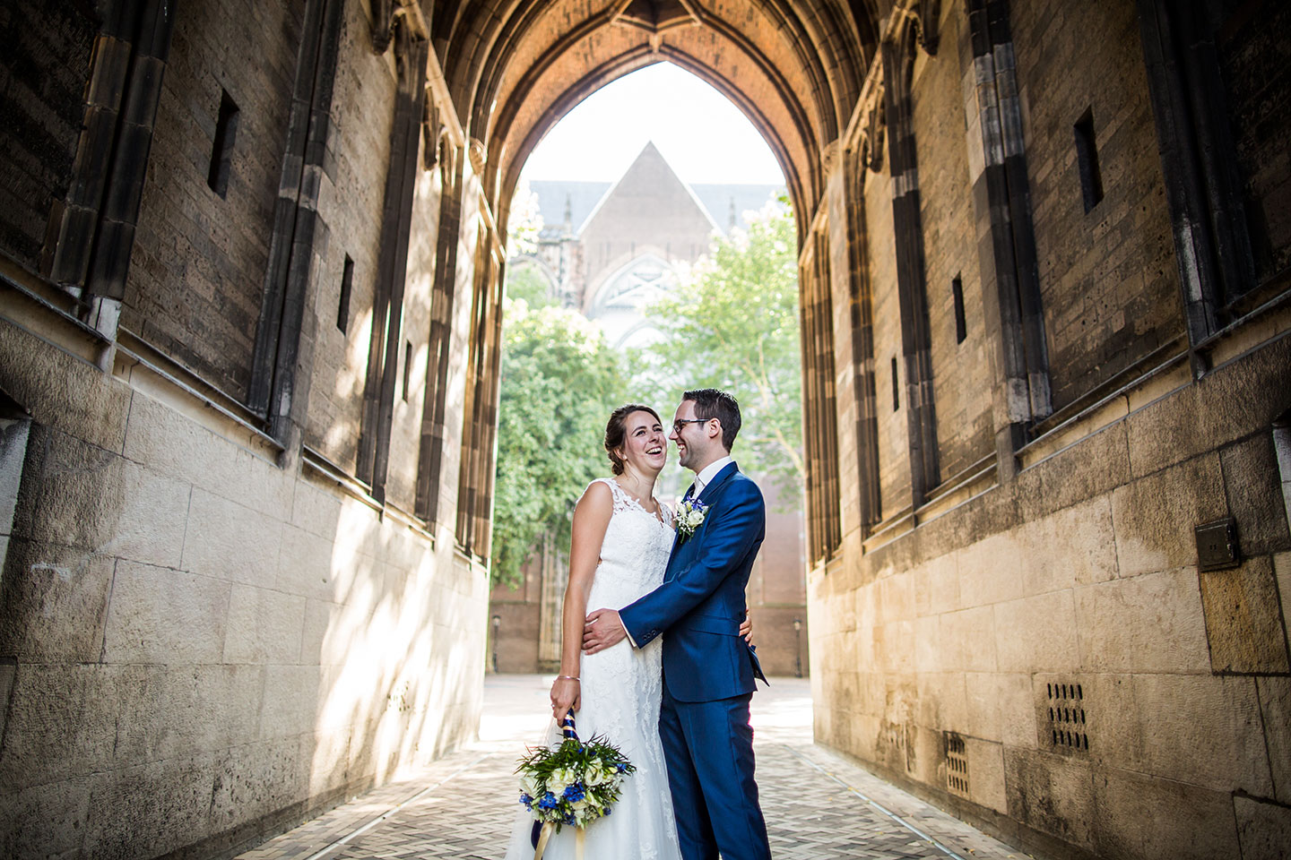 Bruidsfotografie Dom Toren in Utrecht