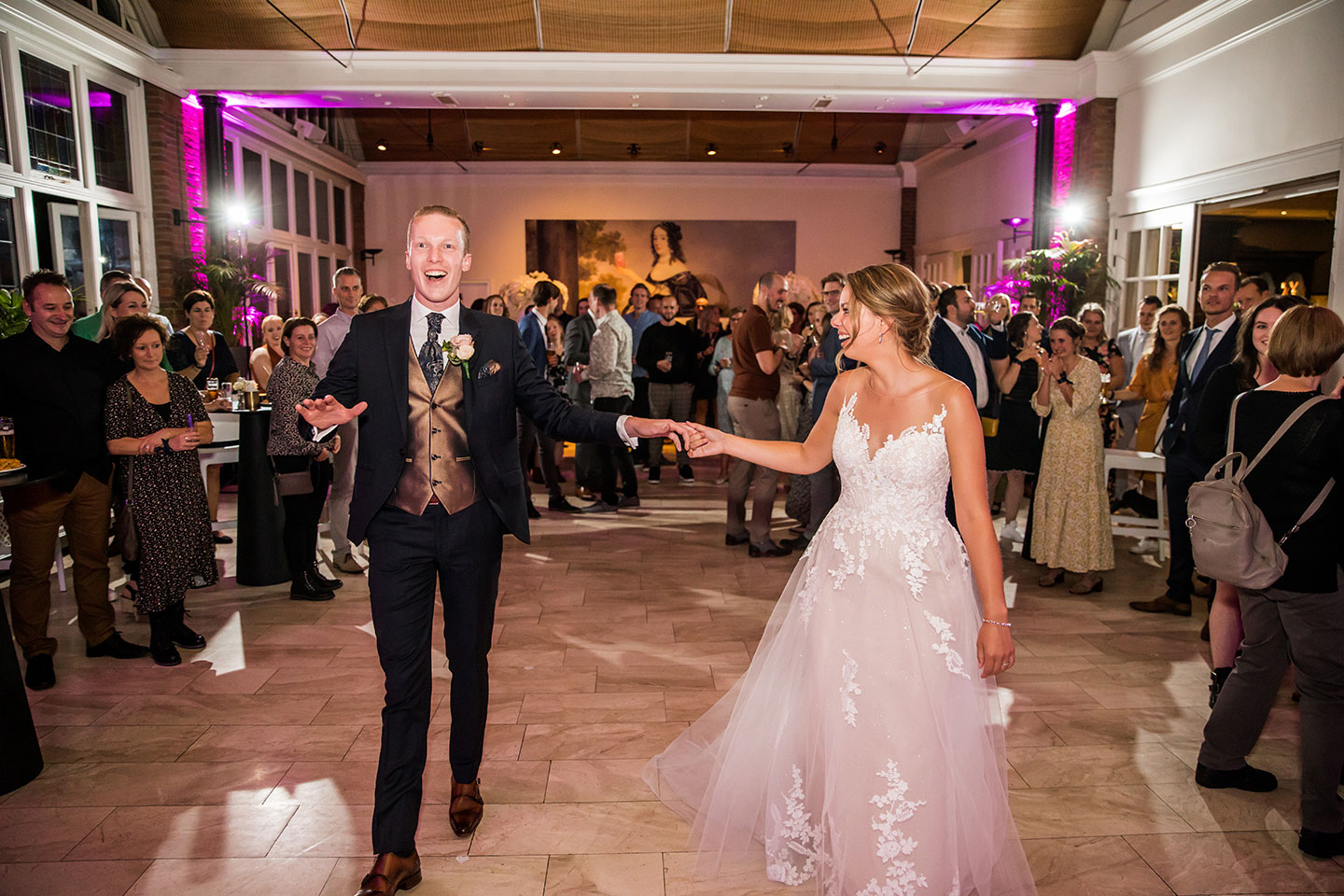Feest bruiloft Kasteel Maurick