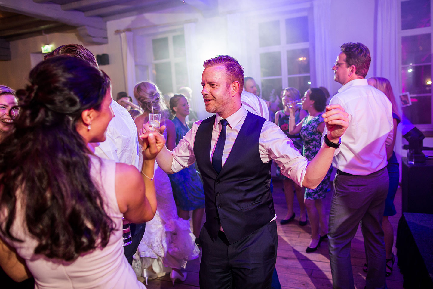 Feestavond bruiloft Kasteel Tongelaar