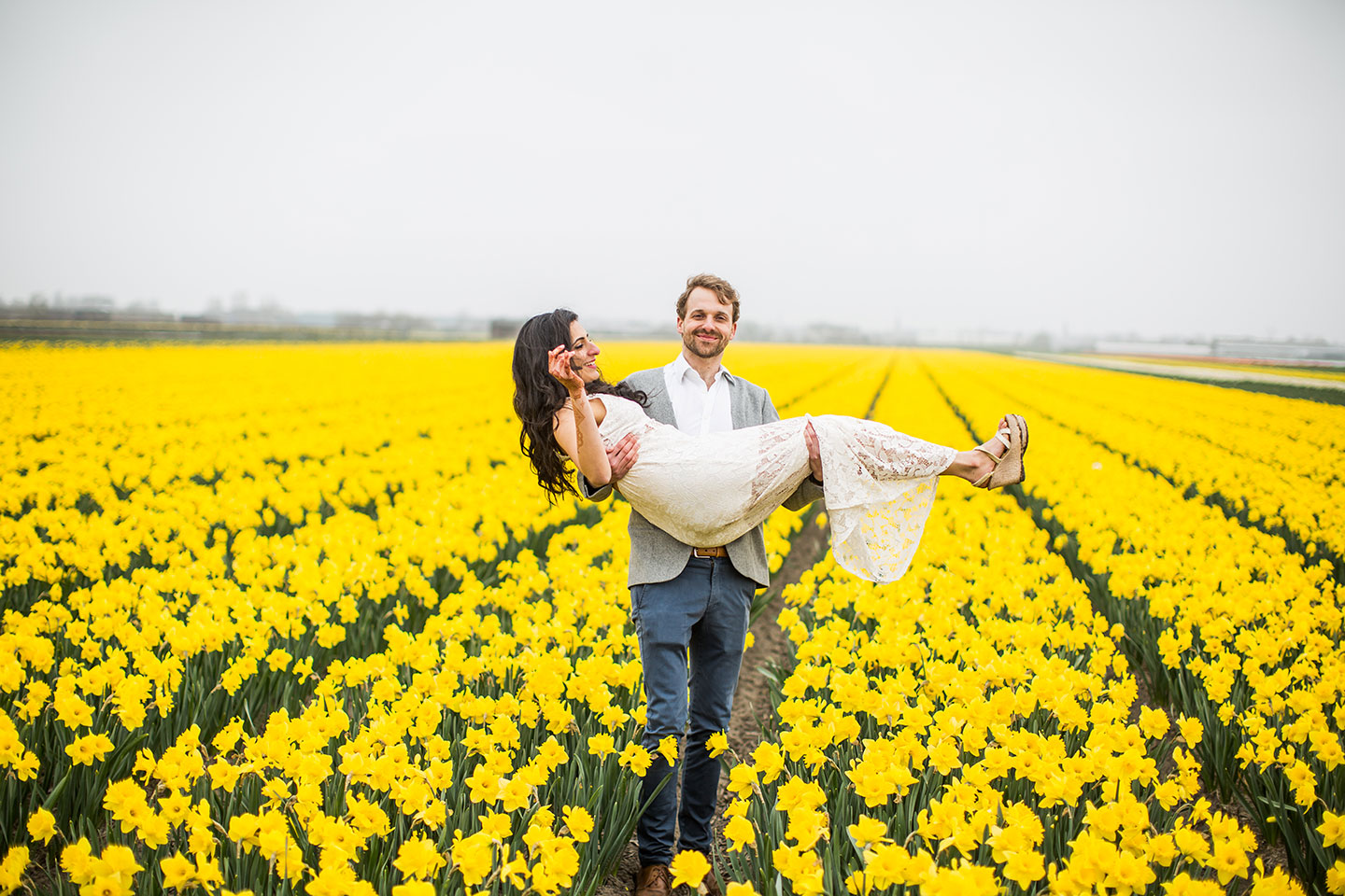Prewedding Photoshoot Netherlands Flower gardens